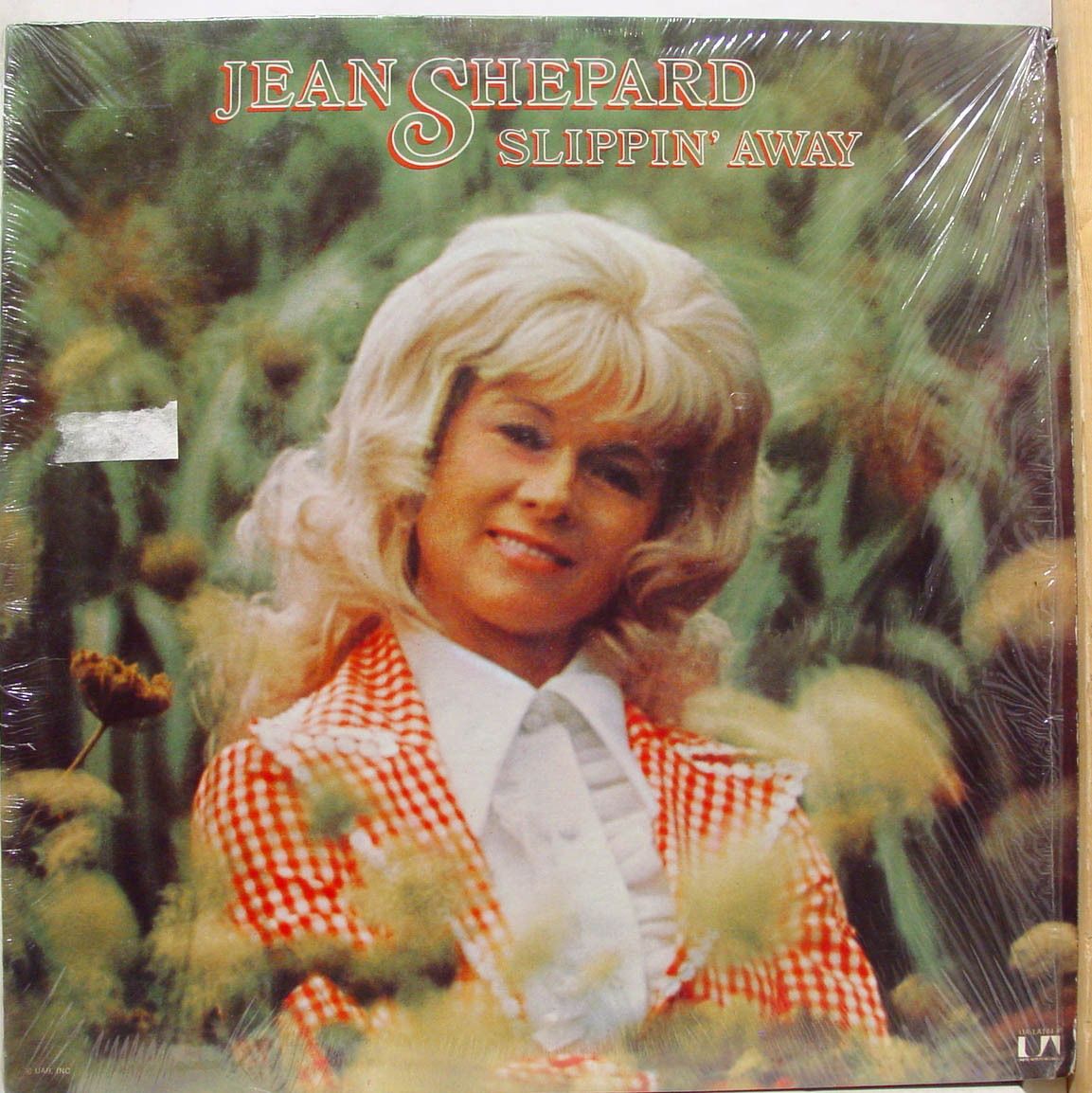 Jean Shepard Slippin Away LP VG UA LA144 F Vinyl 1973 Record