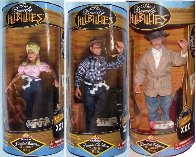 Beverly Hillbillies Ellie Mae Jed Jethro Clampett 9 Action Figures