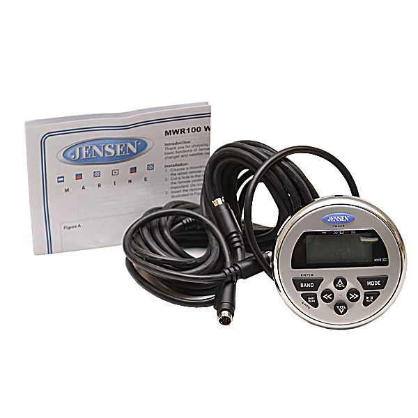 Jensen MWR100 Wired Boat Stereo Remote Control