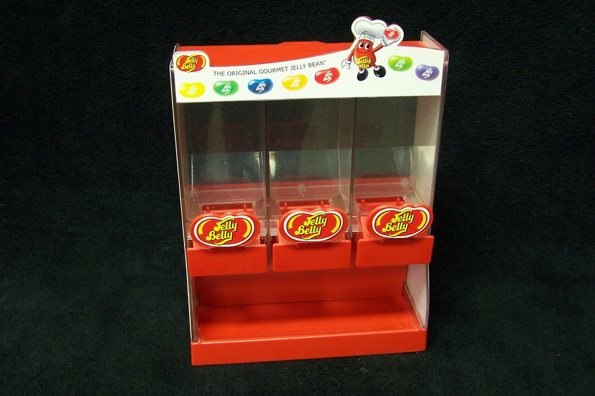 Jelly Belly Beans Candy Dispenser 8 75x6x2 75 Excellent Condition