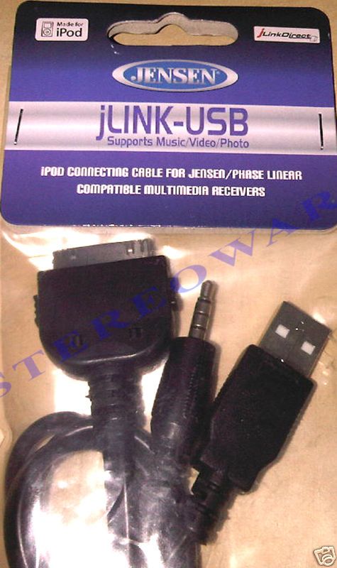 Jlink USB iPod Adapter Jensen Phase Linear Audio Video