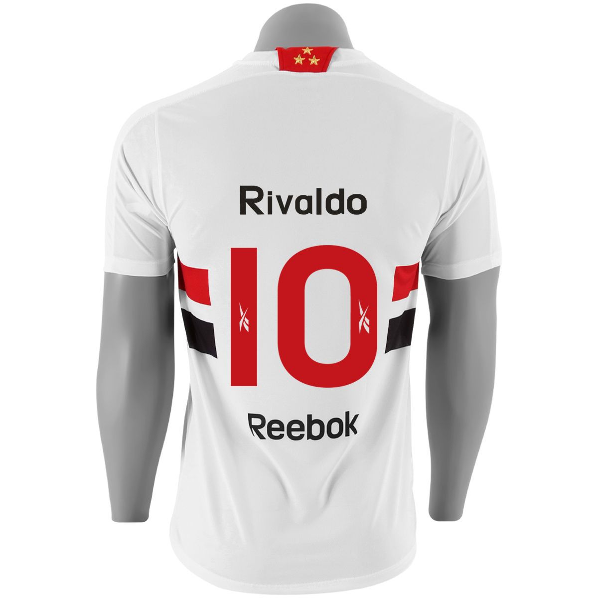 2011 Sao Paulo Rivaldo Home Jersey Reebok Soccer Jersey