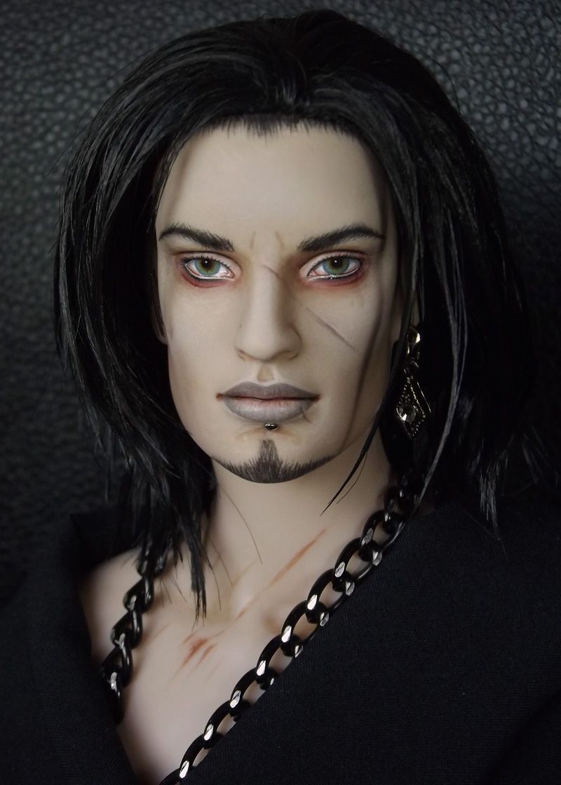 Shade Jeremy Voss Tonner Goth Character Repaint by Sands of Fire Dolls