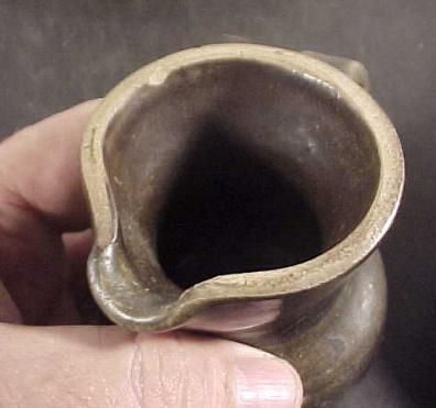 Jerry Brown 3 Miniature Pottery Pitcher Alabama