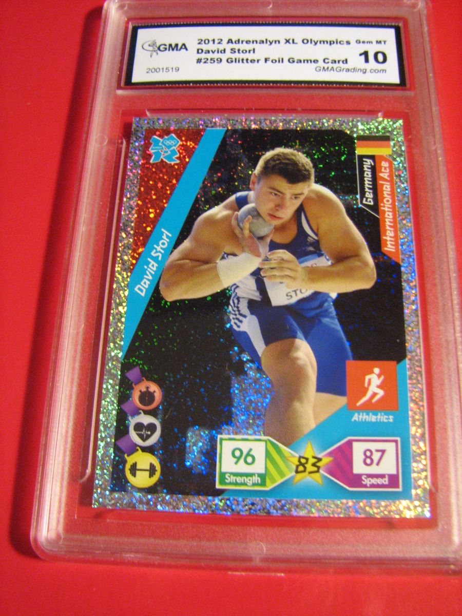 DAVID STORI GERMANY ATHLETICS 2012 ADRENALYN XL OLYMPICS GLITTER FOIL