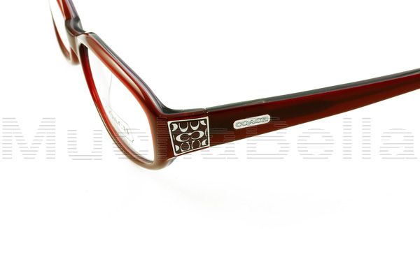 Coach Eyeglasses Frames 2015 Jill Cranberry Silver New Authentic