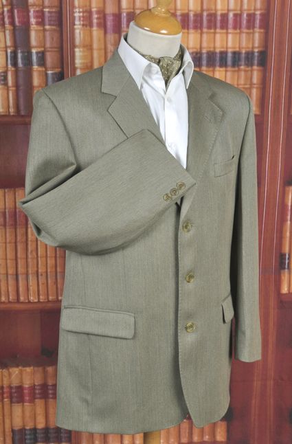 Outstanding Daks Jermyn Street Twill Tweed Suit 42 L