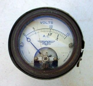 Jewell 0 15 V AC Panel Meter