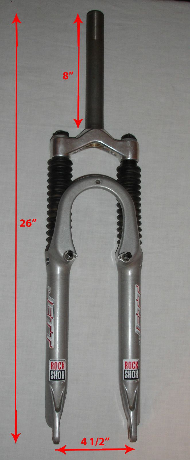 Rock Shox Jett XC MTB 26 Suspension Fork 1 1 8 Threaded