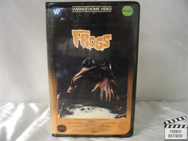 Frogs VHS Ray Milland Sam Elliott Joan Van Ark