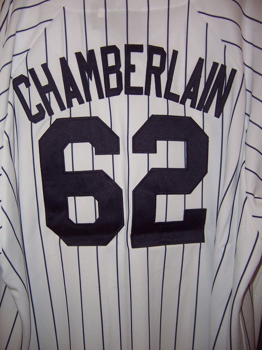 JOBA CHAMBERLAIN New York YANKEES Baseball Home JERSEY MLB WHITE SHIRT