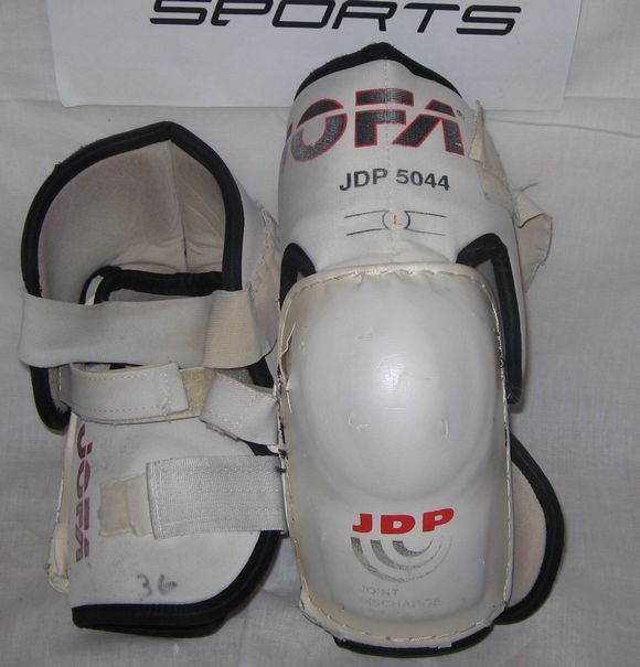  Stock Jofa 5044 L Philadelphia Flyers Ice Hockey Elbow Pads Game Used