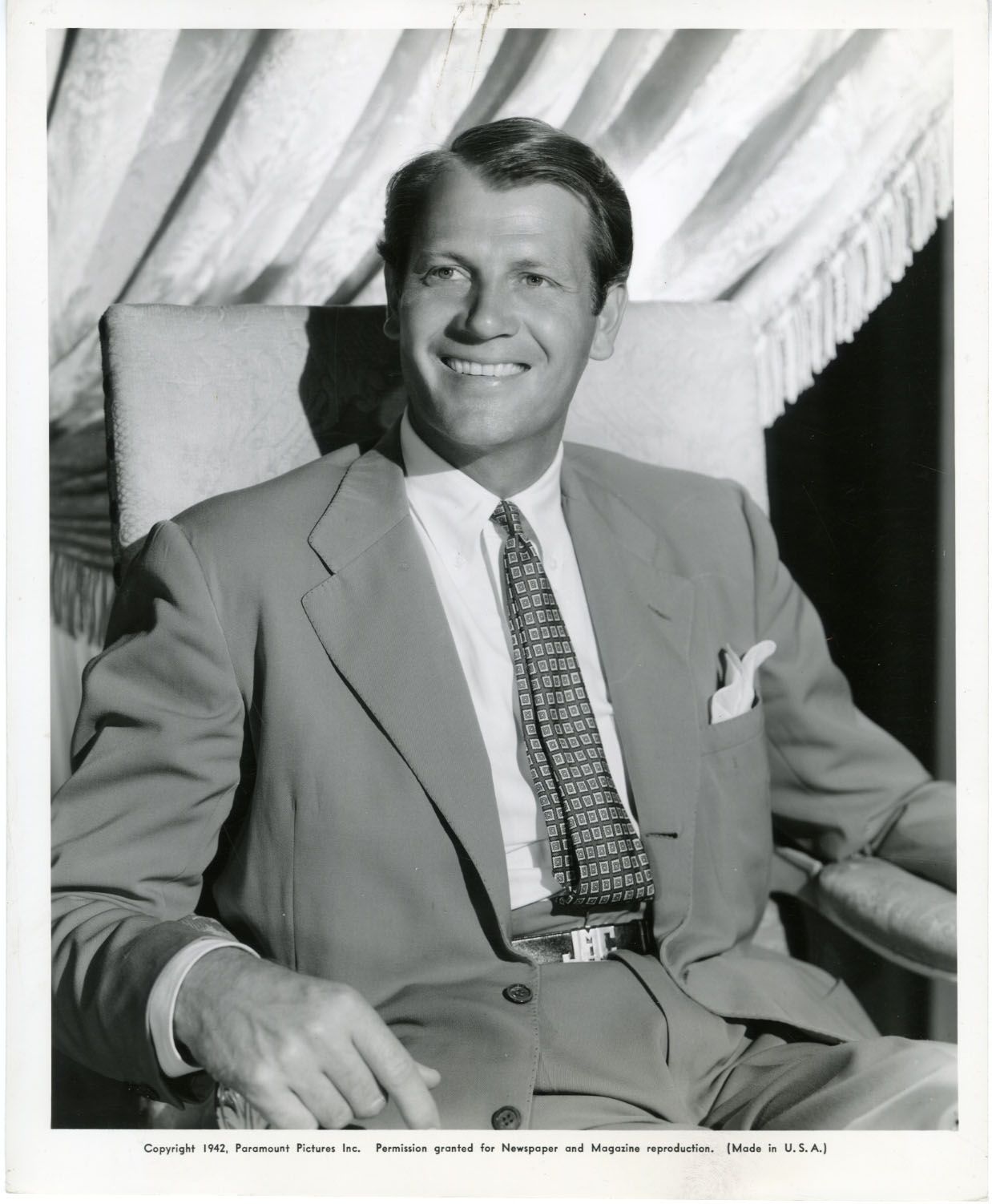 Joel McCrea Vintage Publicity Still 1942