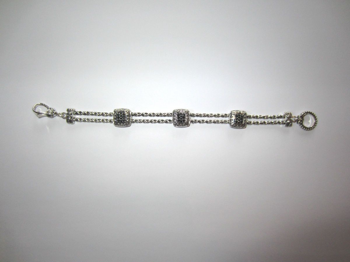 Angela by John Hardy Sterling Diamonique Bracelet 7 5