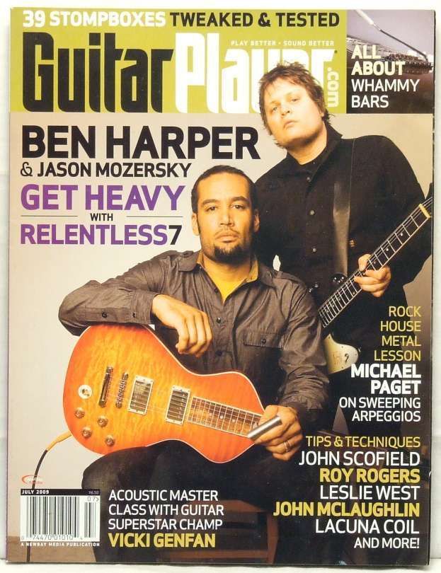 Guitar Player Magazine Ben Harper Jason Mozersky John McLaughlin Roy Rogers RARE  