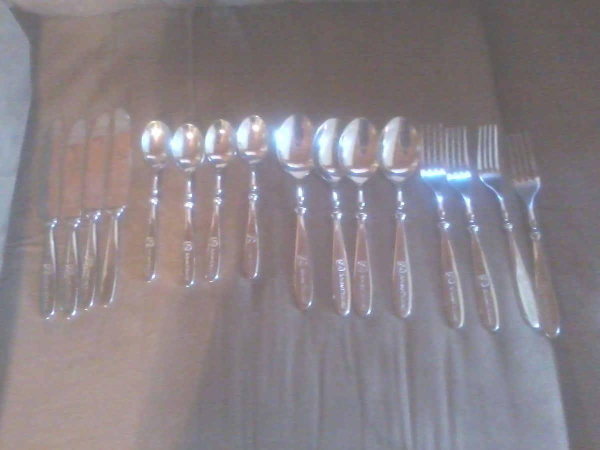 Vintage John Deere Silverware Gibson Set of 4  