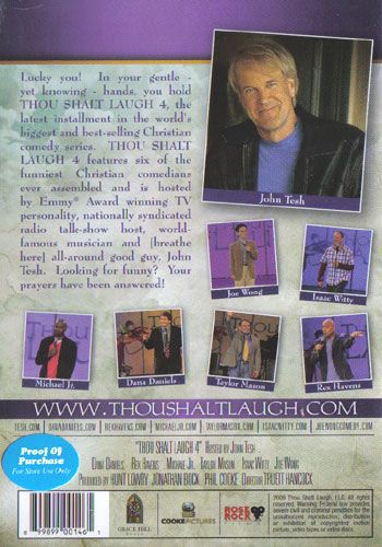 NEW Sealed Christian Comedy DVD Thou Shalt Laugh 4 John Tesh Taylor Mason  