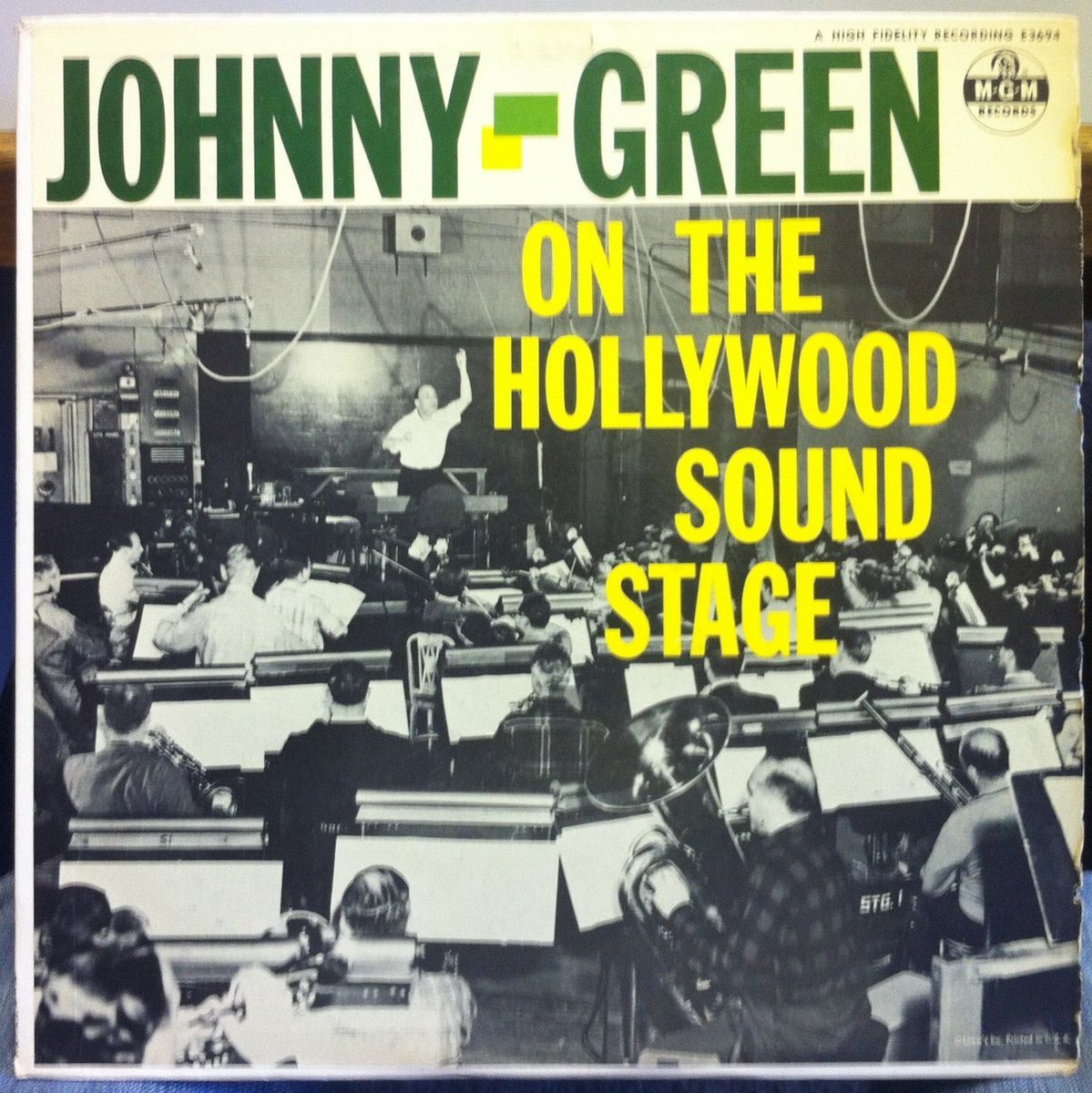 Johnny Green on The Hollywood Sound Stage LP VG E3694 MGM Mono DG Record  