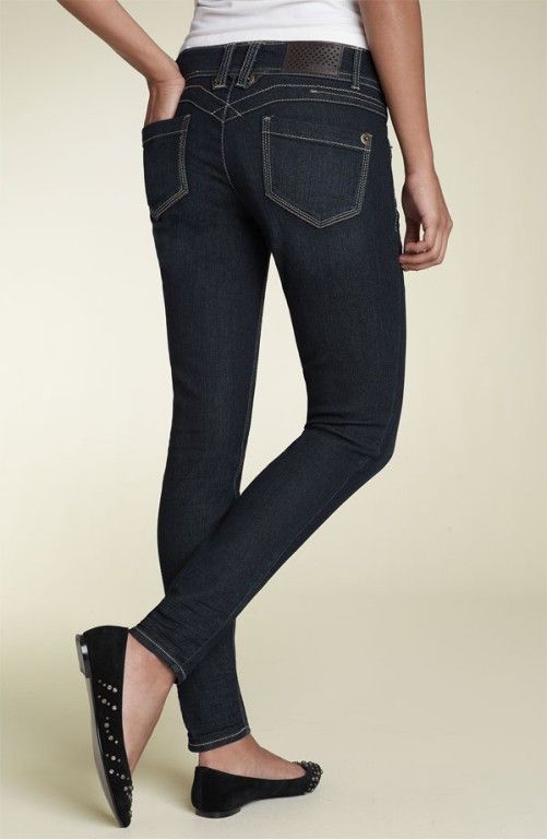 Jolt Denim Leggings Jeans Pants Pick Me Up Indigo Blue  