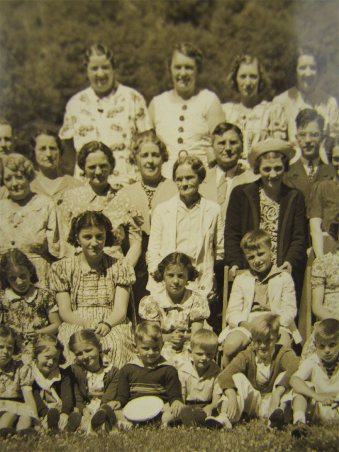 Large Vintage Group Photo Johnsonburg Pennsylvania  