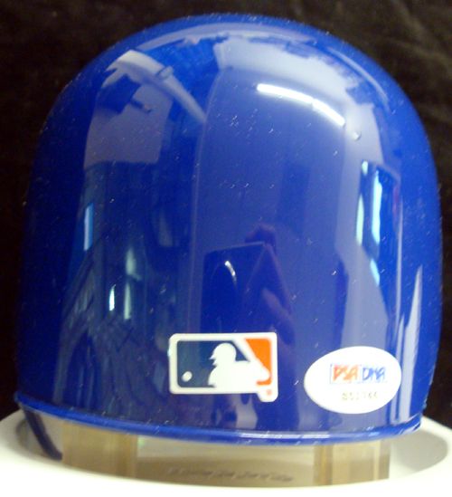 Chipper Jones Autographed Signed Braves Throwback Mini Helmet PSA DNA  