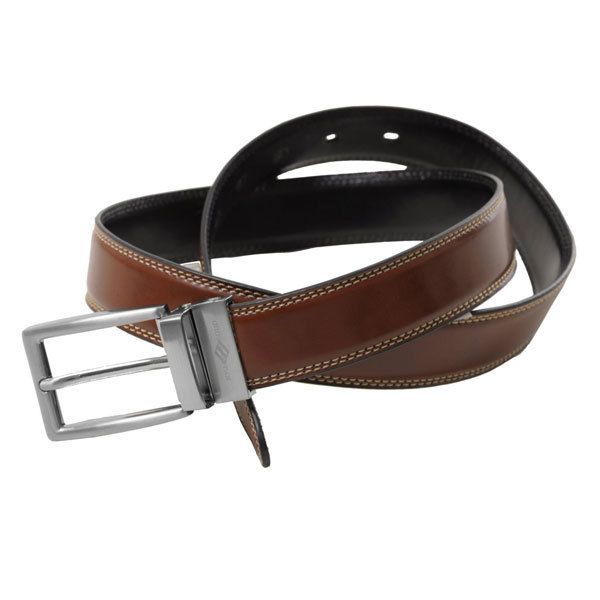 Joseph Abboud Mens Reversible Belt Brown Black  