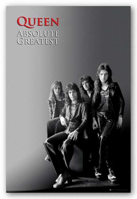 ROCK MUSIC ART POSTER Queen Absolute Greatest  