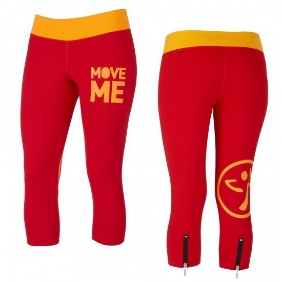 Zumba Move Me Leggings Capris Zumbawear Dance All Sizes  