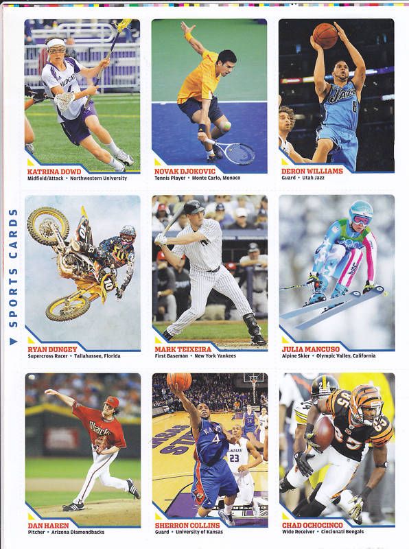 500 SI 4 Kids Uncut Sheets Julia Mancuso Ryan Dungey