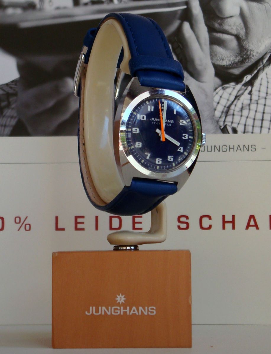 Junghans Vintage Watch Uhr Watches bauhaus by max bill Khaki Military