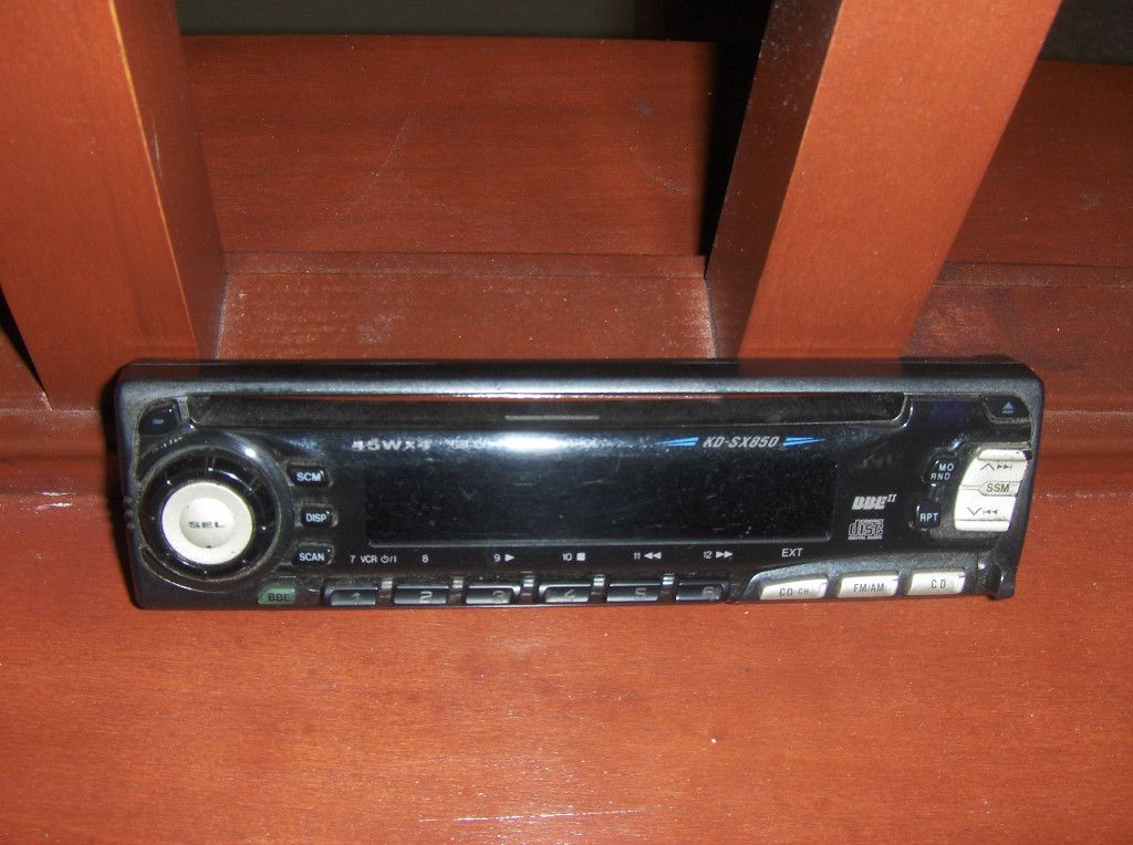 JVC KD SX850 Faceplate