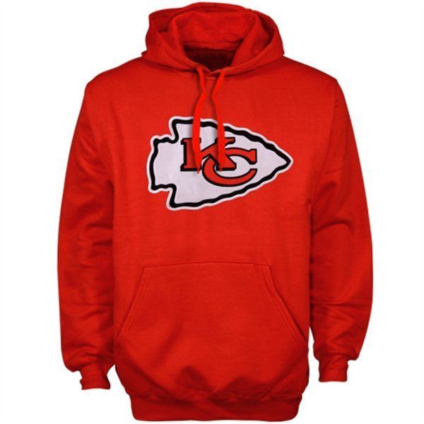 NFL Kansas City Chiefs Mens Playbook Fleece Pullover Hoodie Hooded