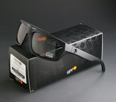 New Spy Optic Kash Sunglasses Matte Black Frame w Grey Lenses