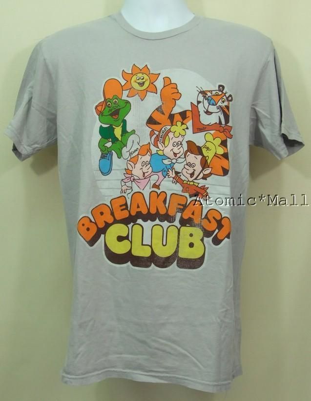 Tee Vintage Kelloggs Cereal Mascots Breakfast Club M