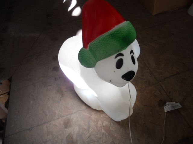 Polar Bear OUTDOOR Lighted Blow Mold Christmas Yard Decoration 30