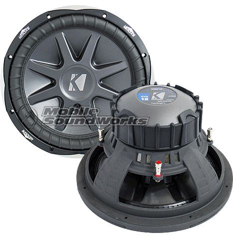 Kicker 10 CVX12 4 12 Compvx Sub Round Solobaric L7 CVX