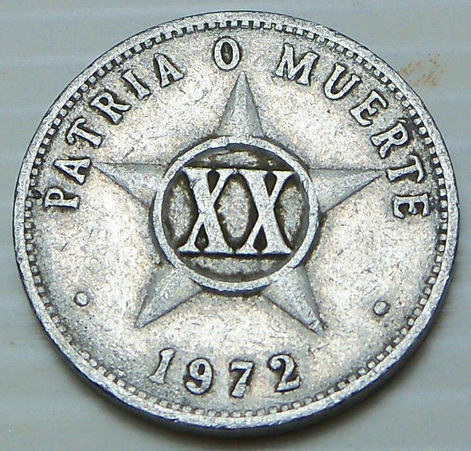 Cuba 1969 20 Centavos KM351