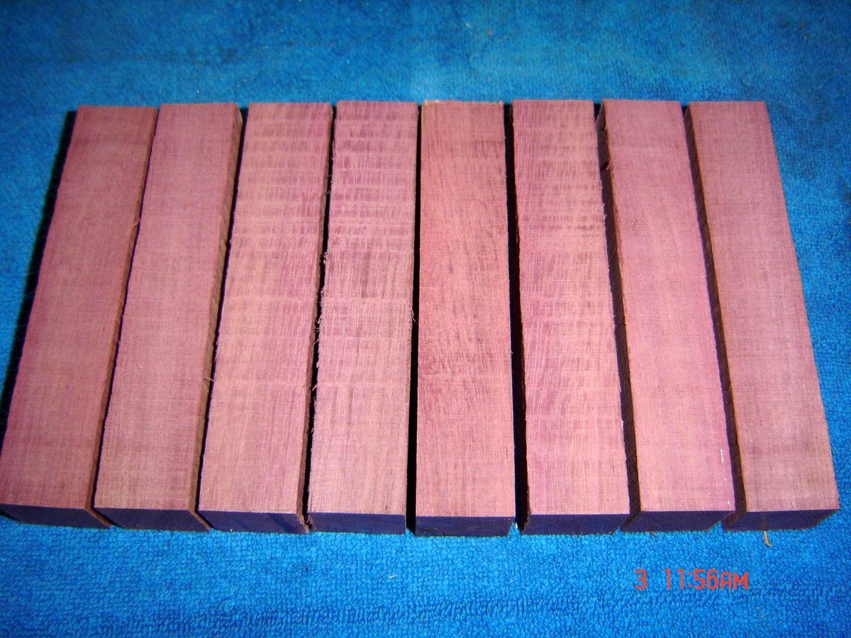 Jumbo Exoticwood Purpleheart Pen Call Insert Blanks