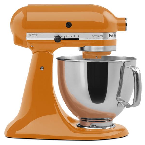 KitchenAid Artisan Stand Mixer Refurbished   Tangerine   RRK150TG