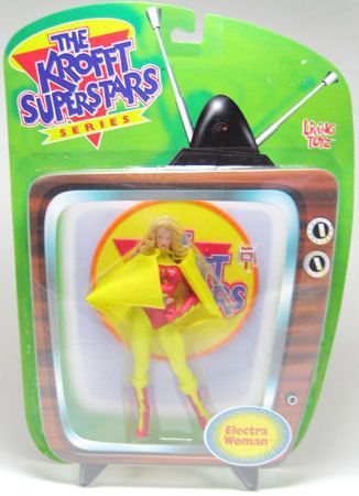 Krofft Superstars Electra Woman Figure New RARE