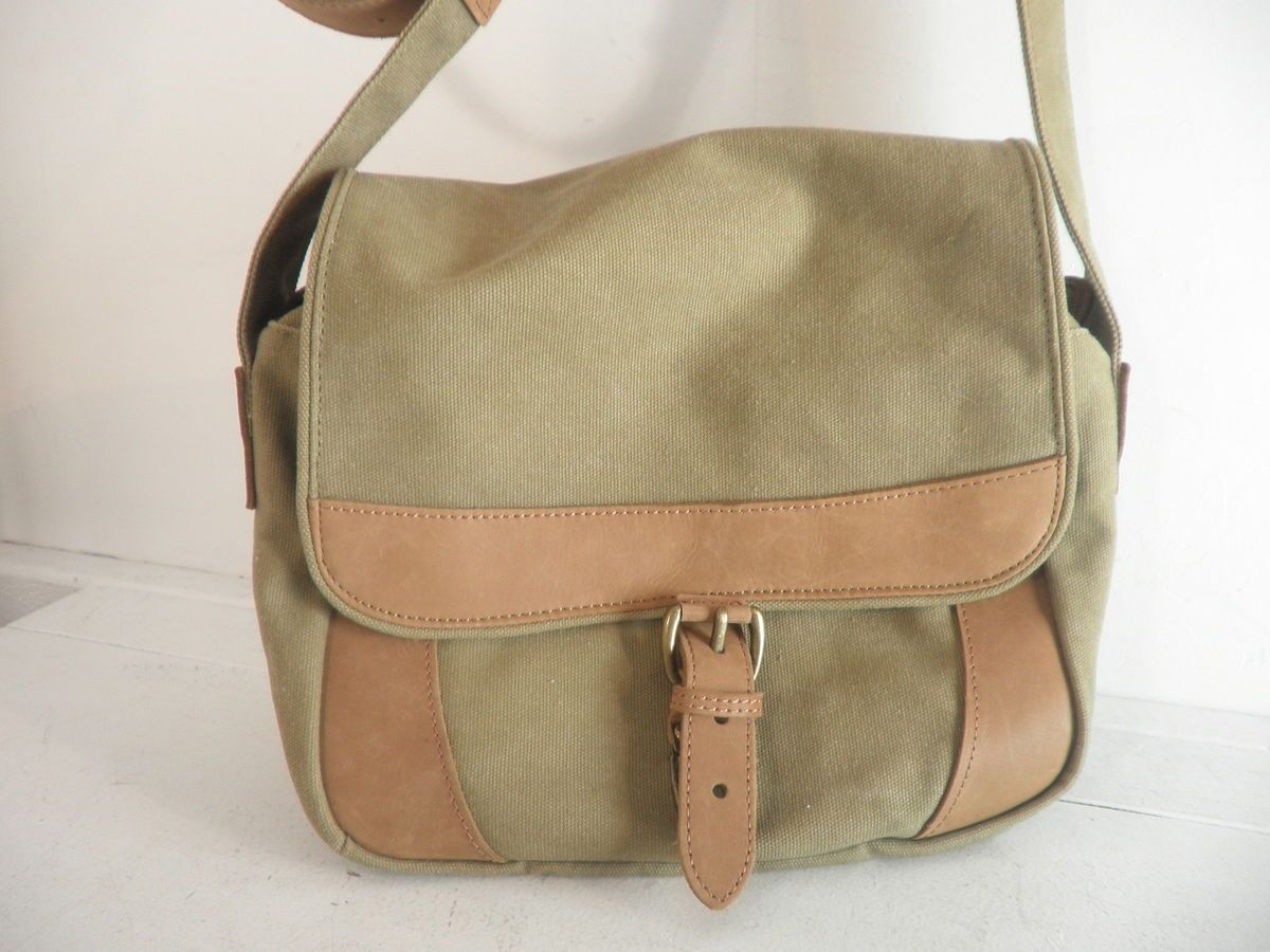 Bean Tan Sunwashed Canvas Shoulder Bag