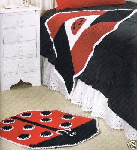 65 Crochet Patterns Book Ladybug Baby Afghan Rug