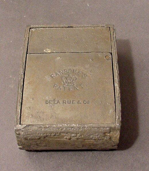 Vintage Inkwell Travelling Ransomes de La Rue