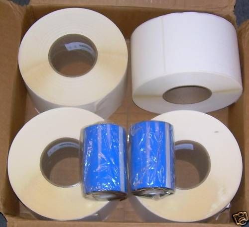 Datamax ONeil 4 Roll 2 Ribbon Label Kit 420970 CSI New