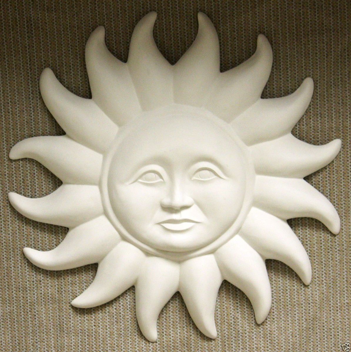 Ceramic Bisque Large Sun Dial Plaque Teddy Bear Mold 688 U Paint Ready