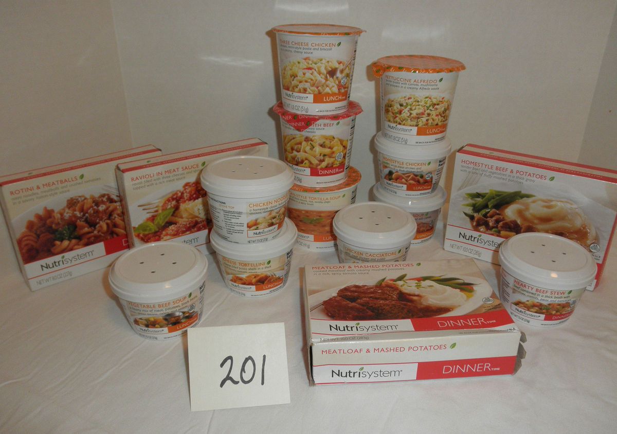 Lot of 15 Nutrisystem Lunch and Dinner Meals Weight Loss