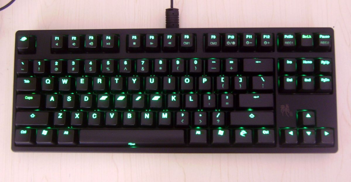 Ducky 9087 Dragon year edition LED backlit mechanical keyboard cherry