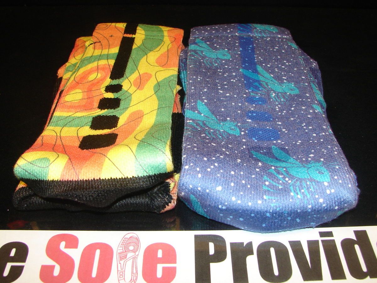 Nike Elite KD Weatherman Lebron 9 Hornets Socks Bundle