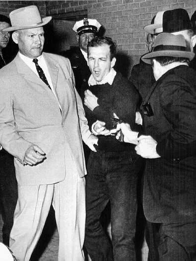 Lee Harvey Oswald Getting Shot Photo