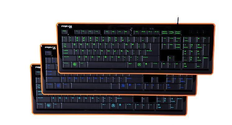 Three LED Backlit Lighted Illuminated Computer PC Keyboard Free